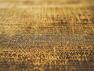 Detailed Close Up Burlap Texture, Rustic Brown Hemp Fabric Background