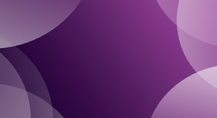 Abstract purple background with overlapping translucent circles creating a bokeh effect.
