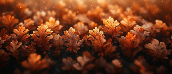 Autumnal Leaves: A Golden Symphony of Nature's Beauty