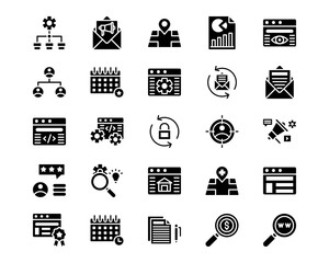 Marketing Line Vector Icons