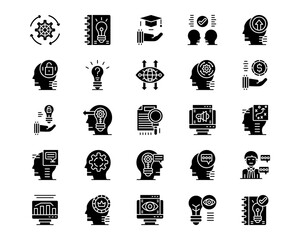 Thought Leadership Line Vector Icons