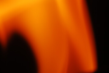 Tongues of flame on a dark background