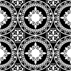 Geometric Ethnic Pattern Design Background or Wallpaper.
