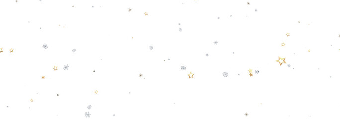 Elegant sparkly background with gold and silver stars. Perfect for holidays, celebrations, and more.