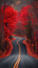 Crimson Road Autumnal Drive
