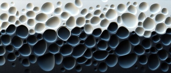 Abstract Pebbles: A Study in Light and Shadow