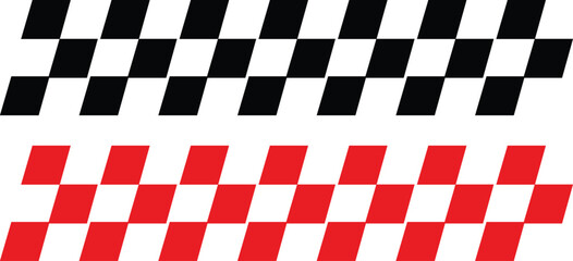 Racing Flag Stripe Design - Checkered Pattern, Finish Line, Competition, Speed, Motorsport, Victory, Sport Event, Banner, Background Element