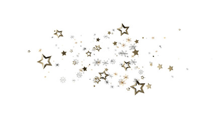 Elegant gold stars and sparkles on white. Perfect for holidays, celebrations, and magic themes.