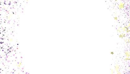 Beautiful image of stars scattered on a white background, perfect for celebrations.