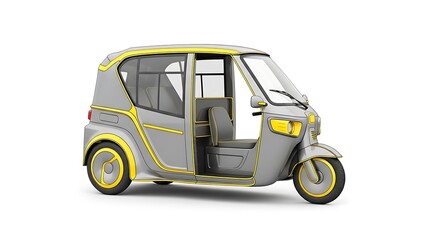 Auto rickshaw vehicle tuk tuk transportation design transport mobility