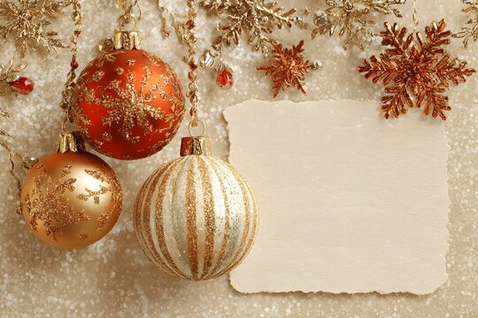 Christmas template radiates joyful warmth perfect for heartfelt holiday banners and presentations