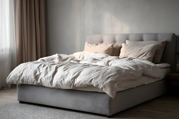 Boxspring mattress base with neutral bedding the cozy cloud in sleep solution ads and banners