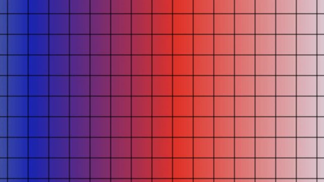 Mesmerizing grid gradient transition loop motion video abstract visual