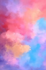 Abstract Colorful Sky Cloudscape