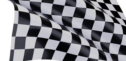 Obraz premium High-quality checkered flag image. Perfect for sports, racing, victory themes.
