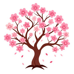 Spring Blossom Tree Vector