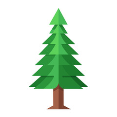 Simple Pine Tree Vector
