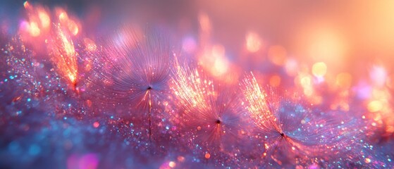 Enchanted Dandelion Wishes: A Magical Macro Photography