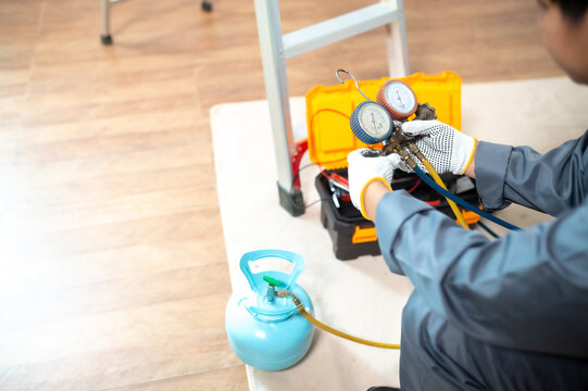 Precision and Expertise: A skilled technician, focused on meticulous inspection and calibration. The scene conveys expertise and reliability.