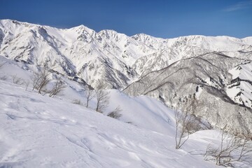 Winter scenery in Hakuba Valley
