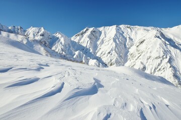 Winter scenery in Hakuba Valley