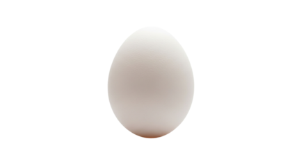 A pristine white egg symbolizing new beginnings and potential a promise of life against the dark abyss with studio