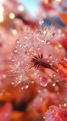 Dew-Kissed Dandelion: A Macro Photography Masterpiece
