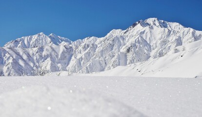 Winter scenery in Hakuba Valley