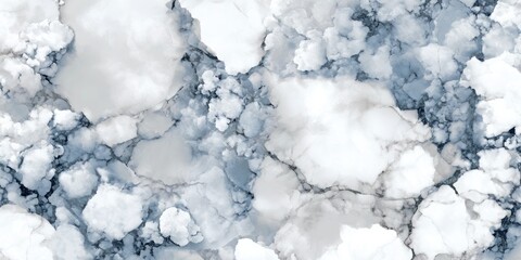 White cloudy marble texture with soft blue and grey mineral veining