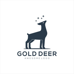 Deer icon Silhouette Illustration