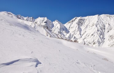 Winter scenery in Hakuba Valley