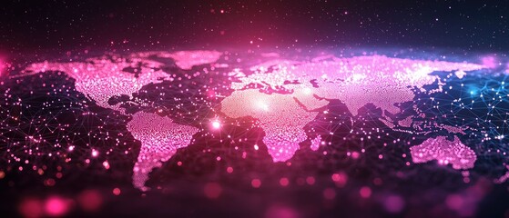 Global Network: A Connected World Visualization