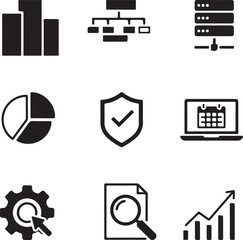 set of business icons