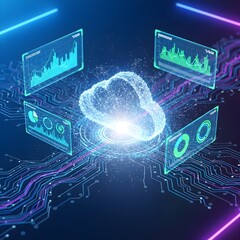 Cloud Computing Data Analytics Visualizing Business Insights Through Advanced Technology