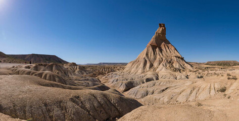 Majestic desert views in Navarra's Bardenas Reales