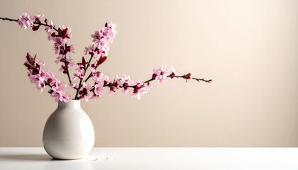 Sakura Flowers in Vase
