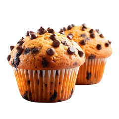 muffin isolated on white background