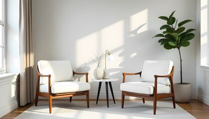 Contemporary living room interior with comfortable furniture and a fireplace