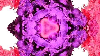 Vertical sexy screensaver. Floral pattern in pink and purple color scheme. A dreamy and whimsical fusion of colors. The magic of meditation and esotericism. - Powered by Adobe