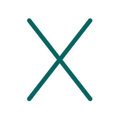Minimalist logo design featuring the letter X.