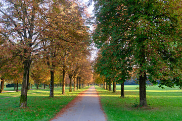 Park known as Parco Nord at Milan, Italy, in September