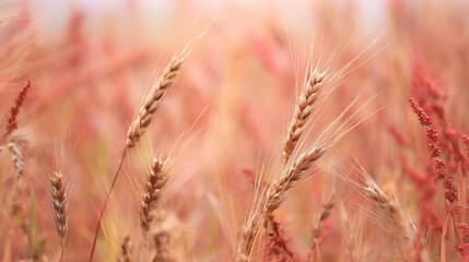 Fototapeta premium Autumn Wheat Ears