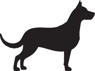 Dog Ornamental Style white background.