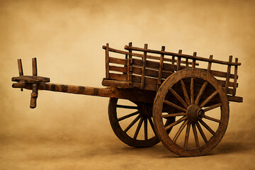 Fototapeta premium old carriage wheel