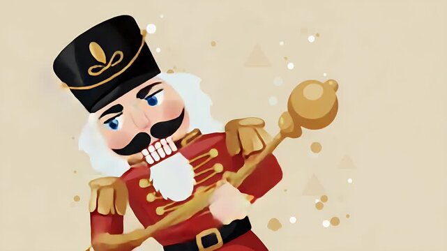 Classic Nutcracker Soldier Festive Christmas Toy
