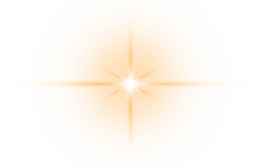 Warm Golden Sparkle Glow PNG with Soft Radiance