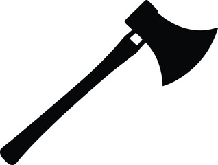 lumberjack axe vector, forestry tool illustration 