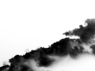 Transparent overlay background of a sky fluffy clouds texture 