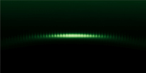Digital art of a green abstract background with glowing lines creating a concept wave for motion design
