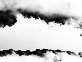 Transparent overlay background of a sky fluffy clouds texture 